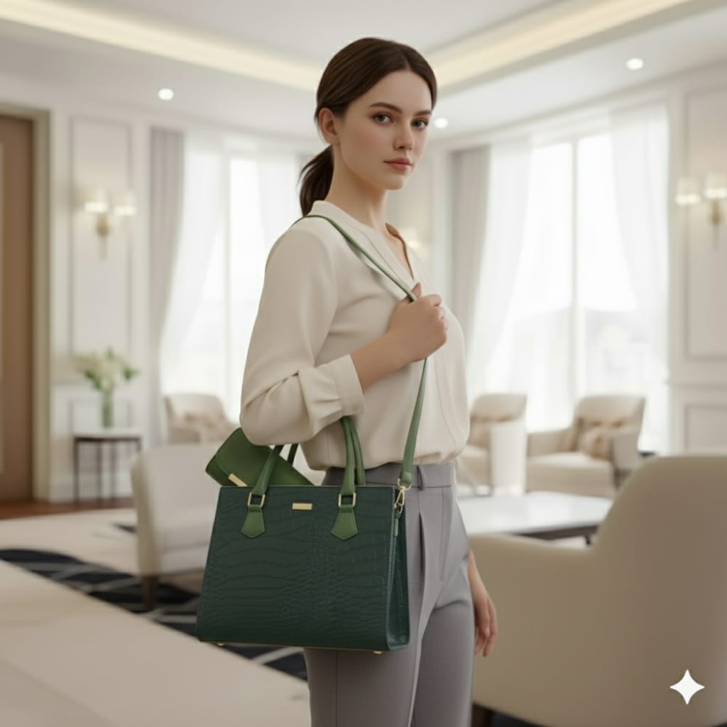 Shoulder bags with long strip