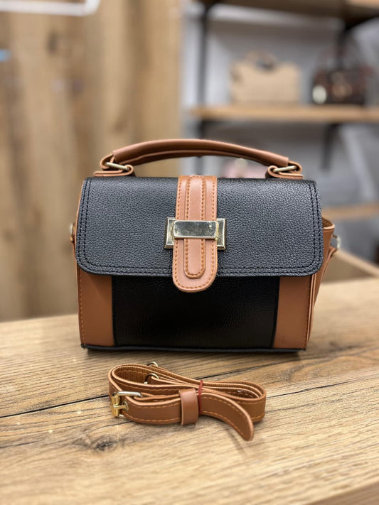 women shoulder bag with back zip