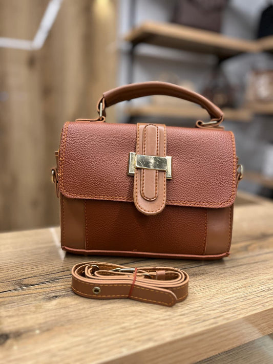 Women Shoulder Bag with Back Zip